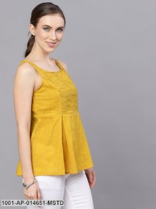 Mustard Solid Top