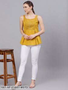 Mustard Solid Top