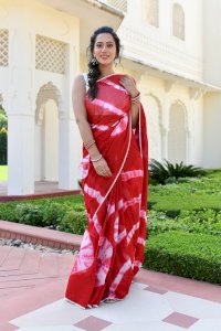 ANISHA TIE-DYED GEORGETTE SAREE