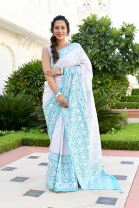 GARGI FLORAL COTTON BATIK SAREE